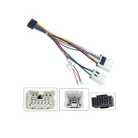 16PIN Car Radio Stereo Power Wiring Cable Harness Adapter Compatible for Nissan Frontier Xterra Quest Murano Altima Infiniti FX35-FX45 Audio Retrofit