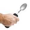 Rehabilitation Advantage Easy Grip Teaspoon with Built-up Handle, Black 3.2
