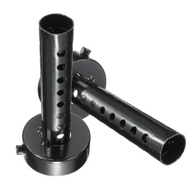 TOTMOX 2 Pieces 35 mm Universal Motorcycle Exhaust Silencer DB Killer Exhaust Silencer 35 mm Black