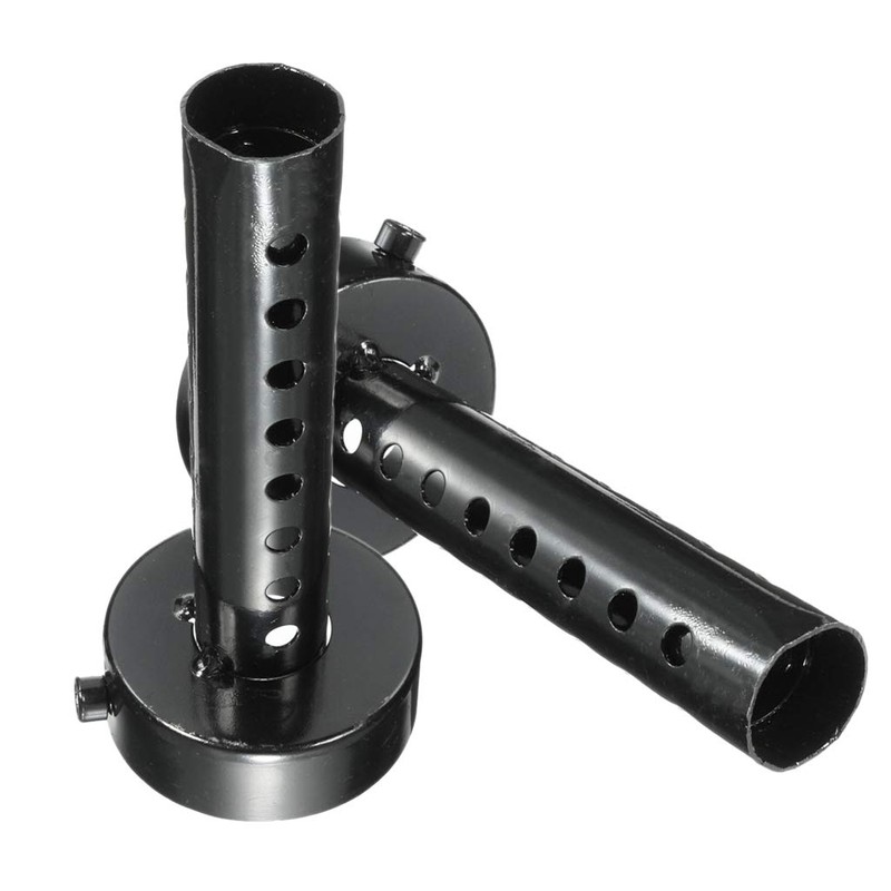 TOTMOX 2 Pieces 35 mm Universal Motorcycle Exhaust Silencer DB