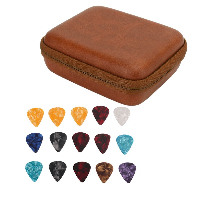 Guitar Pick Bag Set Large Space Waterproof Good Protection EVA