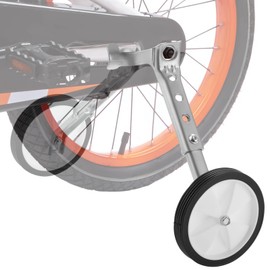 Bike Training Wheels for 18/20/22 Inch Bike, Metal Construction, Universal Adjustable Support Brackets 5.1 in Wheel, Easy Install Rear Wheel Balance Support
