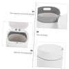 KOMBIUDA 1pc -lid Trash Can Desktop Waste Container for Home