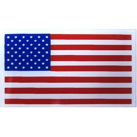 Pro-Tuff Decals 20 Mil American Flag Helmet Decal Set (100 Decals) for Football, Baseball, Lacrosse, Hockey Helmets