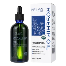 Suero Facial De Aceite De Rosa Mosqueta Con Vitamina C Y E