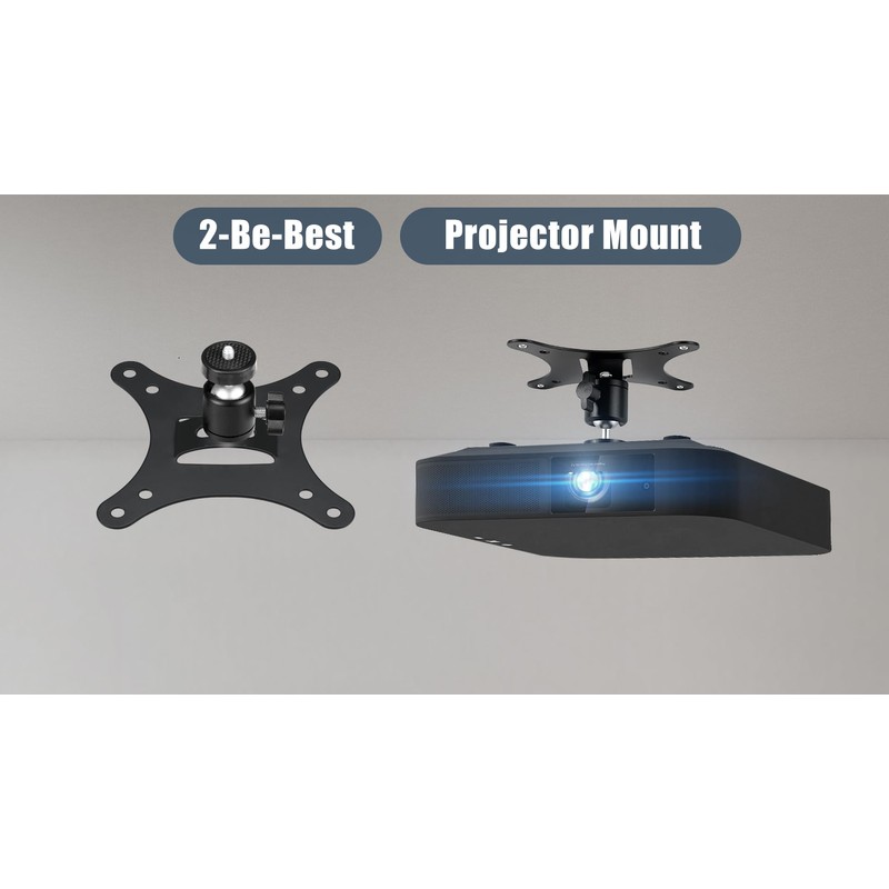 2-Be-Best Projector Mount Mini Projector Ceiling Mount Adjustable Bracket Universal