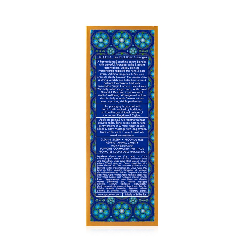 SPA CEYLON DE-Stress Calming Body Massage Serum | Organic and