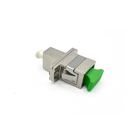 Elfcam® - Fibre Optic Adapter LC/APC Female to SC/APC Female Singlemode Simplex, Fibre Optic Adapter/Coupling LC Female to SC Female, Pack of 1