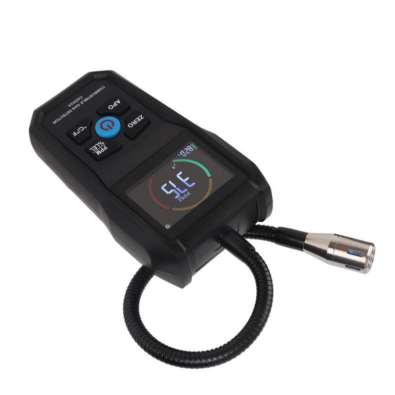 Combustible Gas Detector 50‑50000PPM LCD Display Screen Portable Gas Leak
