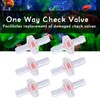 10Pcs Anti Backflow Check Valve One Way PP Plastic Non