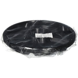 Chuo Kagaku Hors D'oeuvres Party Containers, Dishes, Takeout, Made in Japan, Black, 10 Pieces, Diameter 13.8 x 1.1 inches (35 x 2.9 cm), Round 35-6