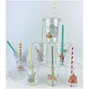 Circus Theme Party Cups with Lids and Straws, 12 Pack,