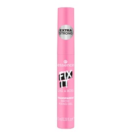 Essence Fix It Like A Boss Transparent Brow Fixing Gel, Eyebrow Gel, Transparent, Fixing, Translucent, Vegan, No Microplastic Particles, Nanoparticles Free, Oil-Free, Pack of 1 (8.5 ml)