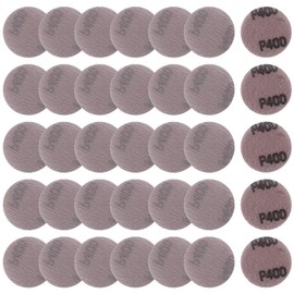 LEONTOOL 2 Inch Mesh Abrasive Mesh Sandpaper Hook and Loop Sanding Discs 400 Grit, Pack of 35 Dust Free Net Sandpaper Abrasives Pads Drywall Sander Sandpaper for Metal, Wood, Composites
