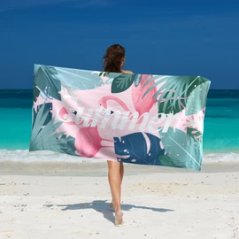 Vacation Beach Towel Flamingo Large Towel Towel, O. Beach Towel Flamingo (ALH003) / 바캉스 비치타올 플라밍고 대형타월 수건, O.비치타올 플라밍고(ALH003)