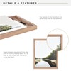 MCS Canvas Float Frames 18x24 Frame, Walnut Woodgrain for Finished