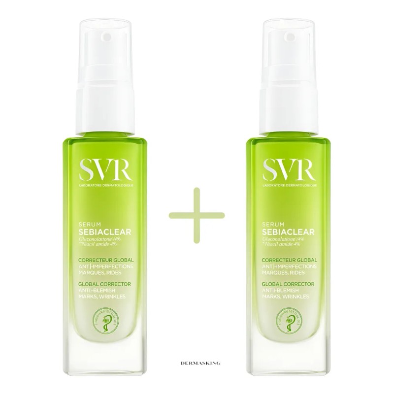 Svr Sebiaclear Serum 30ml Pack De 2 Grasa Día/noche