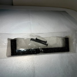 Ravinte 1 Ravinte 5” Hole Center Kitchen Square Cabinet Handle Satin Black Pull Bar Pull