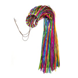 Satin Ribbon Windsock Streamer, Outdoor Decorations for Your Patio, Garden, Yard, Dock and Camper, 60-Inch