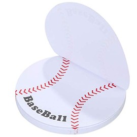 Baseball Gracias Original Baseball-Shaped Colored Sticky Notepad, Approx. 48 Sheets Type