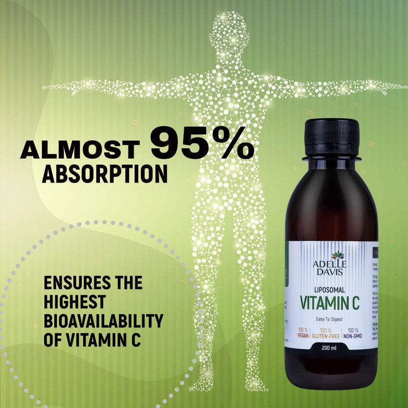 Adelle Davis® Liposomal Vitamin C 1000 mg High Dose Liquid
