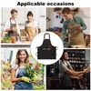 YAKOTAKI Chef Aprons for Women Men with Pockets(Functional and Large),