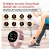 Anfei 1.28 Ft Pantalla HD Táctil Smart Watch mujer, Reloj