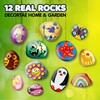 JOYIN 12 Rock Painting Kit, Creativity Arts & Crafts, DIY