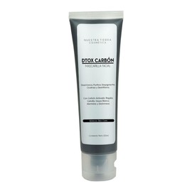 Nuestra Tierra Cosmetica Mascarilla Facial Dtox Carbon con Carbon Activado, Regaliz, Cebolla y Sauce Blanco, 100ml, Desintoxicante y Purificante      