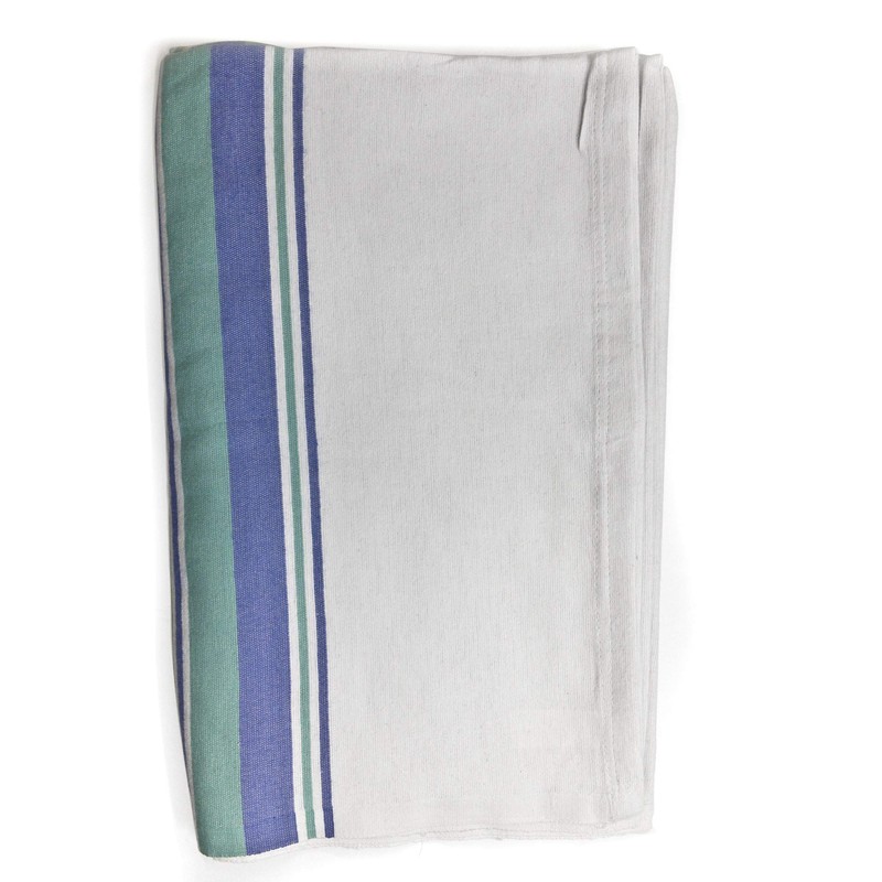 Flannel Blanket Lightweight 72" x 90" Twin Size (Blue)