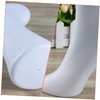 2pcs White Mannequin Foot Display Ankle Bracelet Shoe Sock Model