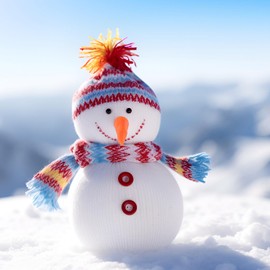 JOINPAYA 3pcs Fake Carrot Nose for Snowman DIY Prop Decor - Christmas Craft Plastic Toy