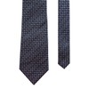 Extra Long Microfibre Tie Black/Mulit-Color Polyester XL Men's Necktie 63"