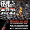 Grillaholics Essentials Nylon Grill Brush - Bristle Free Alternative -