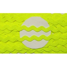 5 m Zigzag Braid Neon Yellow 9 mm