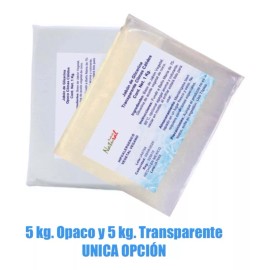 Productos Naturaly 10 Kg Jabon De Glicerina Climas Calidos Opaco Y Transparente