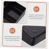 ABOOFAN 2pcs Coffee Storage Box Condiments Containers Sugar Packet Holder