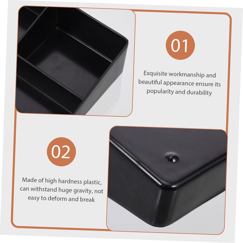 ABOOFAN 2pcs Coffee Storage Box Condiments Containers Sugar Packet Holder