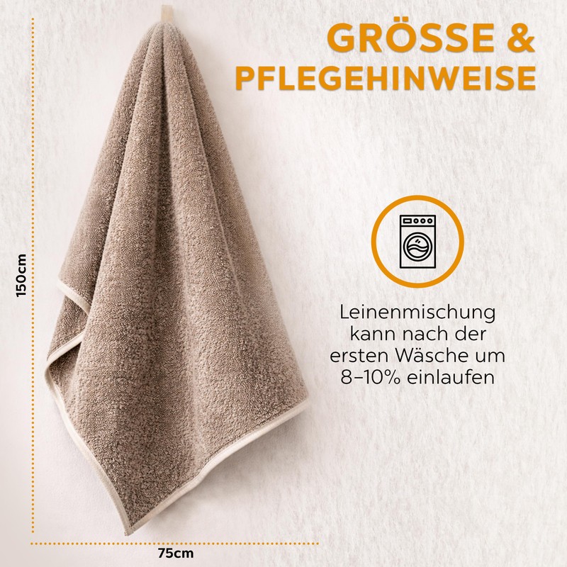 sositex | Hand Towel, Bath Towel, Sauna Towel, 75 x
