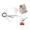 1pcs Makeup Mixing Palette,Makeup Spatula&Makeup Palette,Foundation Mixing Palette,Professional Cosmetic Makeup