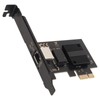 PCIe Network Card 10/100/1000/2500Mbps Gold Plated Pin Aluminium Alloy Gigabit