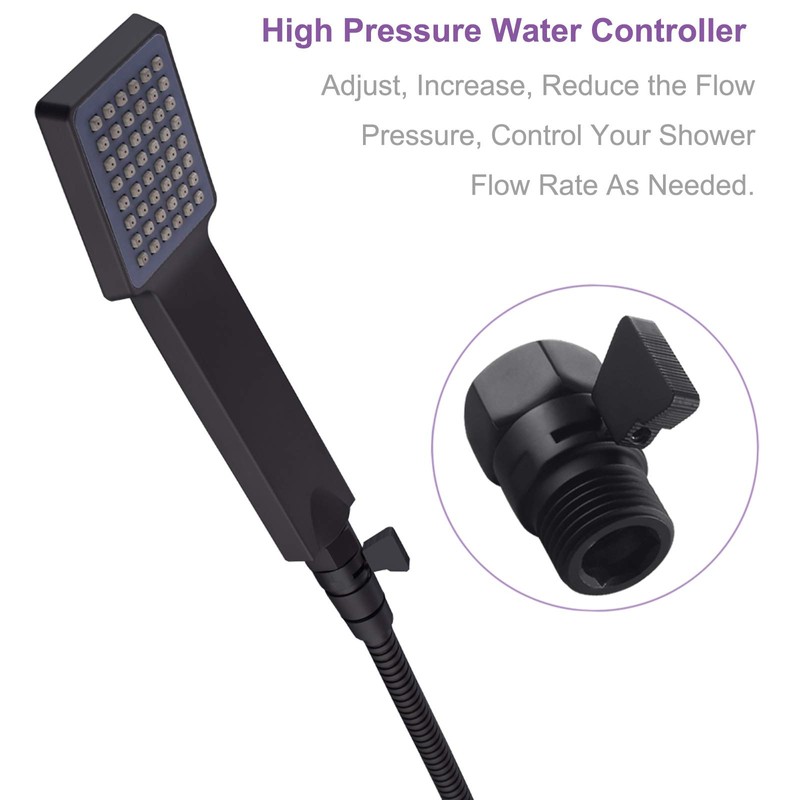 Shower Water Flow Restrictor, APLusee Brass Pressure Regulator Cut off