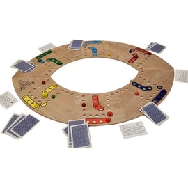 uDog Board Game | Old-Fashioned Fun for 2–12 Players | Made in The USA | Durable Wooden Pieces to Last a Lifetime | Family Game Night (6-Player)