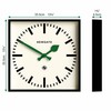 NEWGATE® Number Five Wall Clock | Square Retro Inspired Modern