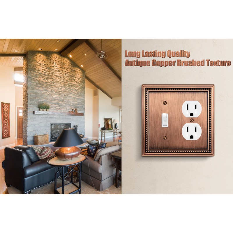 Henne Bery Sunken Pearls Heavy Duty Decorative Wall Plate Switch