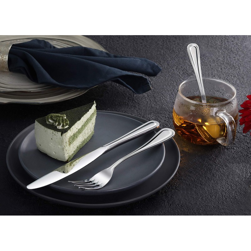 New Star Foodservice 58864 Slimline Pattern, 18/0 Stainless Steel, 36-Piece