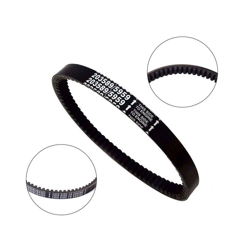BLACKHORSE-RACING 3pcs 30 Series Go Kart Drive Belt Replaces Manco