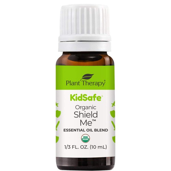 Plant Therapy KidSafe Organic Shield Me Essential Oil Blend 10 mL (1/3 oz) 100% Pure, Undiluted, Therapeutic Grade