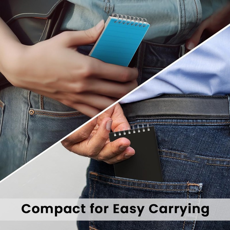 BEYONG Small Pocket Notebook Journal, Mini Notepad Spiral Notebooks for