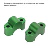 Pair Motorcycle Handlebar Clamp Riser 30mm Height CNC Aluminum Alloy